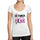 Ultrabasic - Tee-Shirt Femme col Rond Décolleté Breast Cancer Awareness Blanc