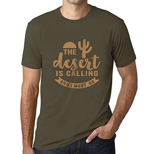 Ultrabasic – Herren-T-Shirt mit Grafik „The Desert is Calling Army“.