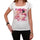 42 Montpellier City With Number Womens Short Sleeve Round White T-Shirt 00008 - White / Xs - Casual