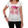 44 White City With Number Womens Short Sleeve Round White T-Shirt 00008 - White / Xs - Casual