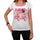 44 White-Dor City With Number Womens Short Sleeve Round White T-Shirt 00008 - White / Xs - Casual
