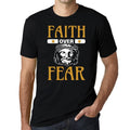 ULTRABASIC Men's T-Shirt Faith Over Fear - Christian Religious Shirt