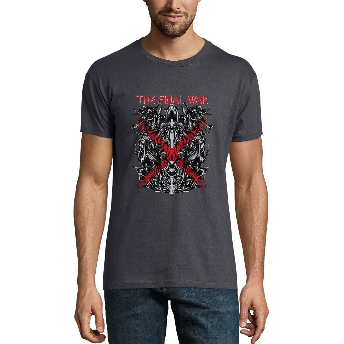 T-Shirt ULTRABASIC pour hommes, nouveauté, la guerre finale, T-Shirt à manches courtes effrayant