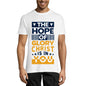 ULTRABASIC Men's T-Shirt Hope Of Glory - Religious Christ Shirt for Men