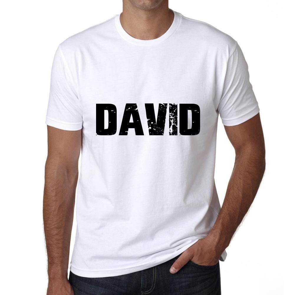 Ultrabasic ® Homme Graphique Imprimé Impressionnant nom de Famille Tée-Shirt Idées de Cadeau Tee Shirt David
