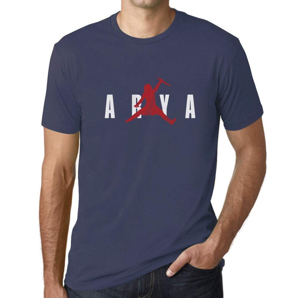 Ultrabasic - Unisexe Graphique Arya avec Un Couteau Imprimé T-Shirt Denim