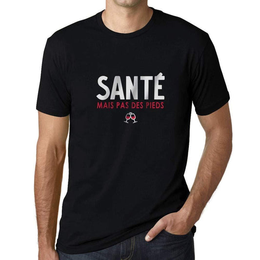 Ultrabasic - Homme Graphique Santé mais Pas des Pieds T-Shirt Imprimé Lettres