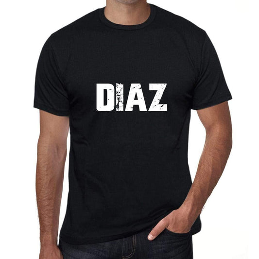 Ultrabasic ® Nom de Famille Fier Homme T-Shirt Nom de Famille Idées Cadeaux Tee Diaz Noir Profond