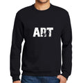 Ultrabasic Homme Imprimé Graphique Sweat-Shirt Popular Words Art Noir Profond