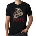 ULTRABASIC Graphic Men's T-Shirt - Royal Flush Shirt - Gold Teeth Skull Poker Tee
