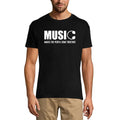 ULTRABASIC Men's T-Shirt Music Makes the People Come Together - Slogan Shirt