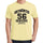 56 Authentic Genuine Yellow Mens Short Sleeve Round Neck T-Shirt 00119 - Yellow / S - Casual