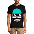 ULTRABASIC Men's Vintage T-Shirt Enjoy the Summer - Funny Novelty Shirt for Men