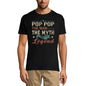 ULTRABASIC Men's T-Shirt Vintage Pop Pop The Man The Myth The Legend - Retro Novelty Tee Shirt