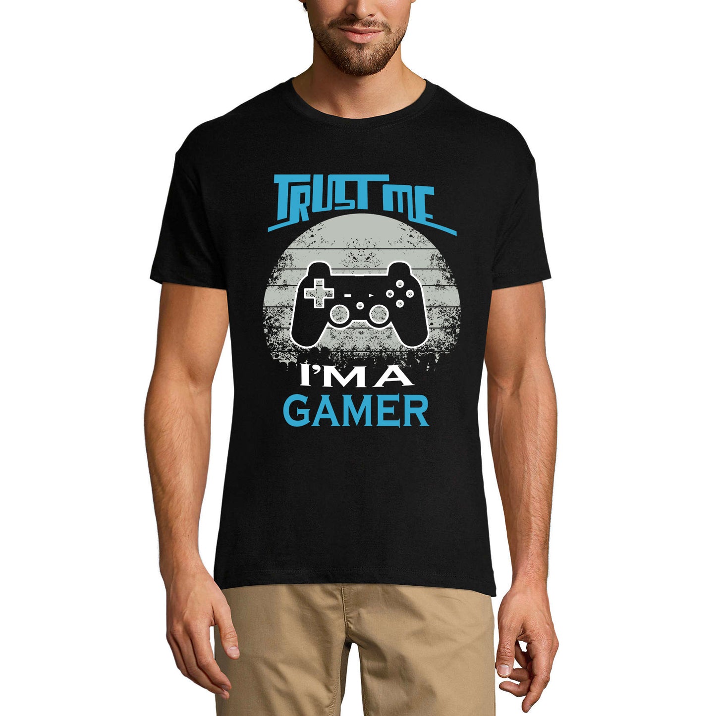 ULTRABASIC Herren-Gaming-T-Shirt – Trust Me I am a Gamer – Vintage-Game-Shirt