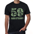 59 And Strong Men's T-shirt Black Birthday Gift 00475