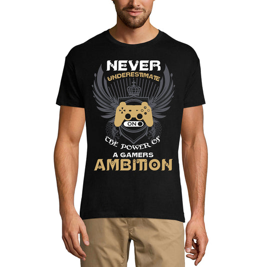 ULTRABASIC Men's Gaming T-Shirt - Gamers Ambition - Funny Saying Joke Shirt