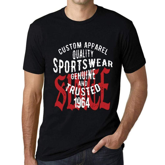 Ultrabasic - Homme T-Shirt Graphique Sportswear Depuis 1964 Noir Profond