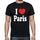 I Love Paris <span>Black</span> T-Shirt Homme - <span>Black</span>,t Shirt Homme