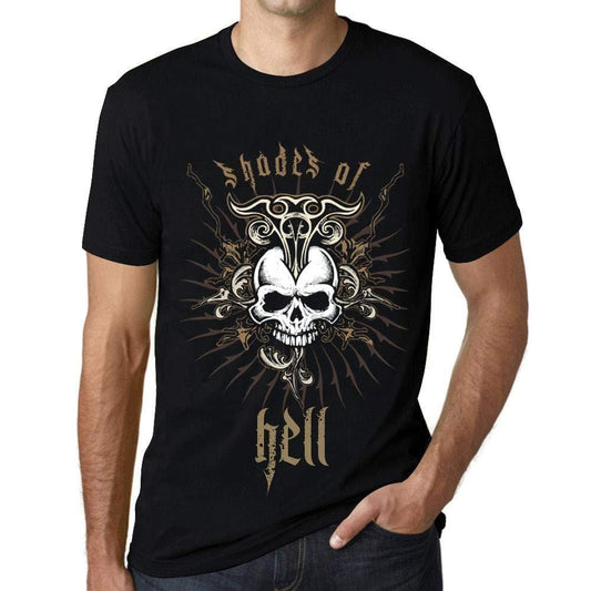 Ultrabasic - Homme T-Shirt Graphique Shades of Hell Noir Profond