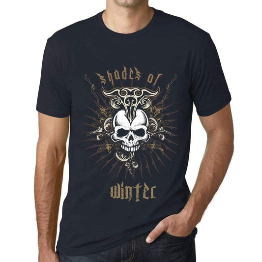 Ultrabasic - Homme T-Shirt Graphique Shades of Winter Marine