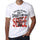 Ultrabasic - Homme T-Shirt Graphique Sportswear Depuis 2050 Blanc