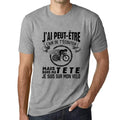 Ultrabasic - Unisex J'AI Peut-Étre L'air De T'Écouter mais dans Ma Tete Je suis sur Mon Vélo T-Shirt
