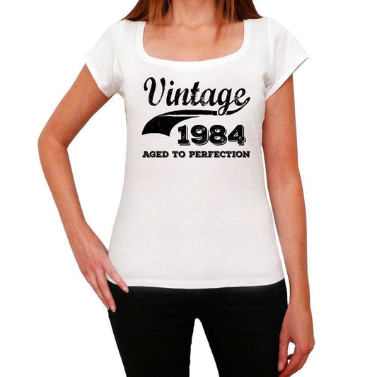 Femme Tee Vintage T-Shirt Vintage Aged to Perfection 1984