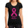 Femme Graphique Tee Shirt Fight Cancer Together Noir Profond