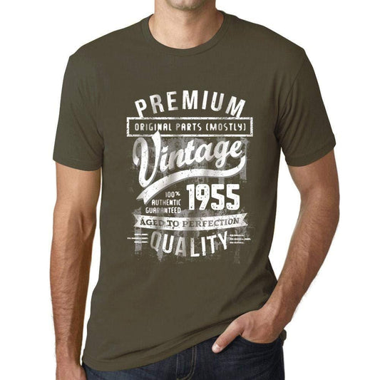 Ultrabasic - Homme T-Shirt Graphique 1955 Aged to Perfection Tee Shirt Cadeau d'anniversaire