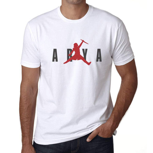 Ultrabasic - Unisexe Graphique Arya avec Un Couteau Imprimé T-Shirt Blanco