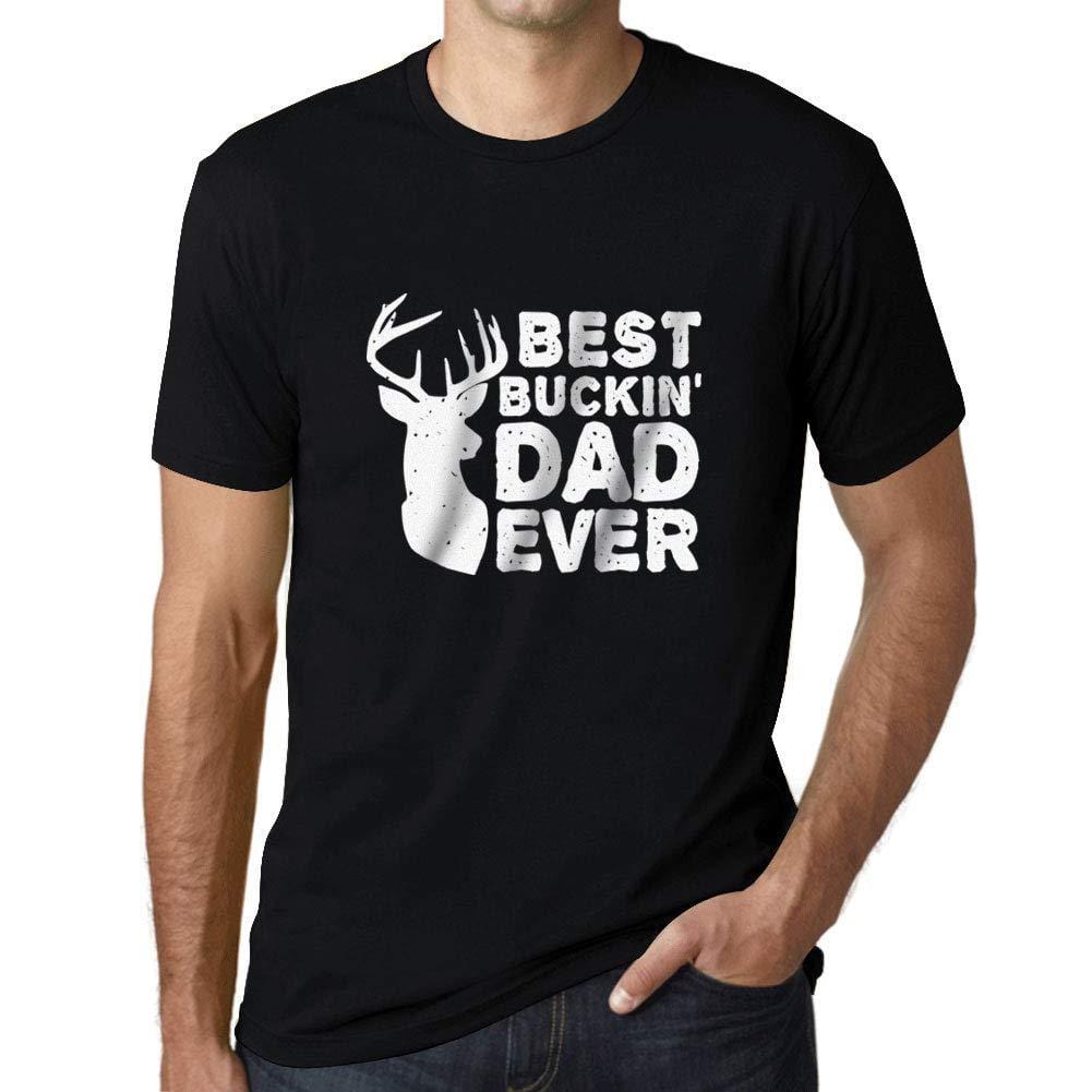 Ultrabasic - Homme T-Shirt Graphique Best Buckin' Dad Ever Noir Profond