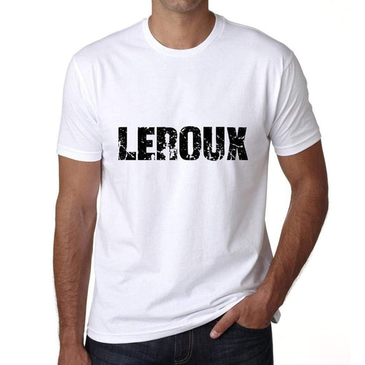 Ultrabasic ® Homme Graphique Imprimé Impressionnant nom de Famille Tée-Shirt Idées de Cadeau Tee Shirt Leroux