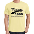 Homme Tee Vintage T Shirt Vintage Year Aged to Perfection 1999