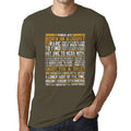 Ultrabasic - Homme T-Shirt Graphique Les Rois sont Nés en Août Imprimé T-Shirt Army