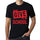 Ultrabasic Homme T-Shirt Graphique Never Give Up on School Noir Profond Texte Rouge
