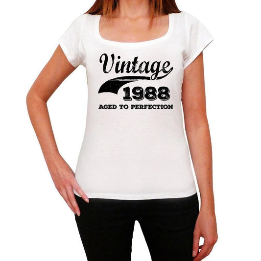 Femme Tee Vintage T Shirt Vintage Aged to Perfection 1988