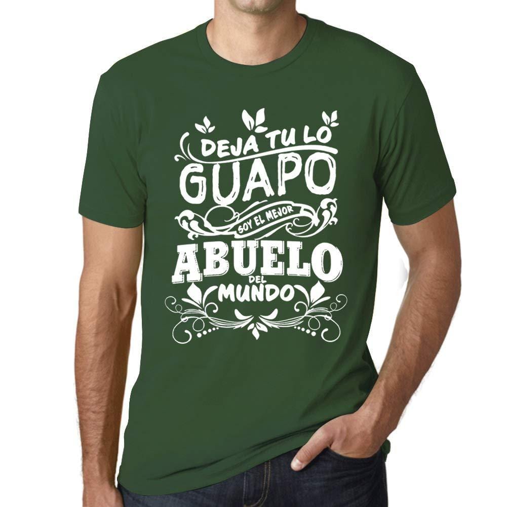 Ultrabasic® Homme T-Shirt Graphique Mejor Abuelo Del Mundo Anniversaire génial Chemise