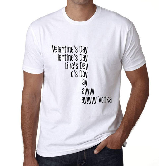 Homme T-Shirt Graphique Imprimé Vintage Tee Valentine Vodka