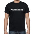propriétaire, t-Shirt pour Homme, en Coton, col Rond, Noir