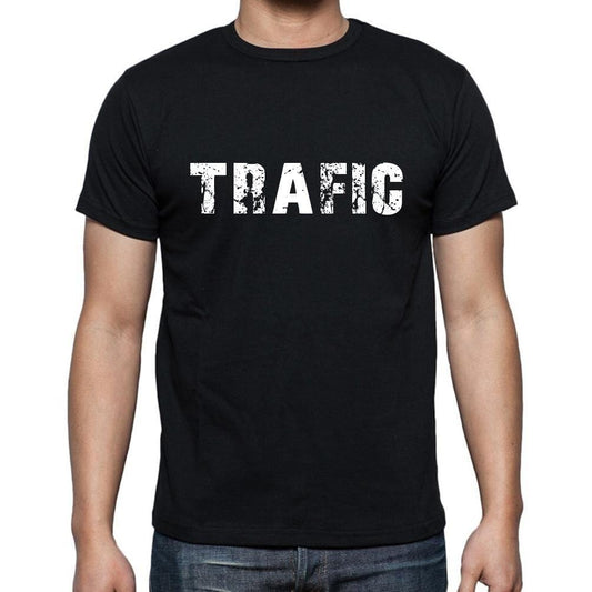 trafic, t-Shirt pour Homme, en Coton, col Rond, Noir
