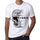 Homme T-Shirt Graphique Imprimé Vintage Tee Anxiety Skull Stern Blanc