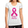 Femme Graphique Tee Shirt Fight Cancer Together Blanc