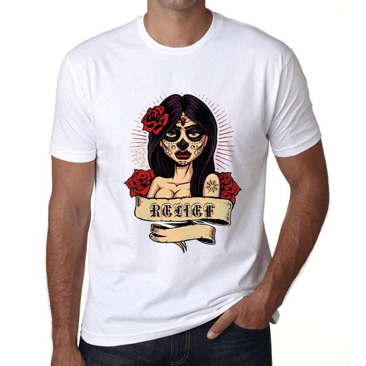 Ultrabasic - Homme T-Shirt Graphique Women Flower Tattoo Relief