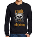 Ultrabasic - Homme Imprimé Graphique Sweat-Shirt Chaos and Oblivion Noir Profond