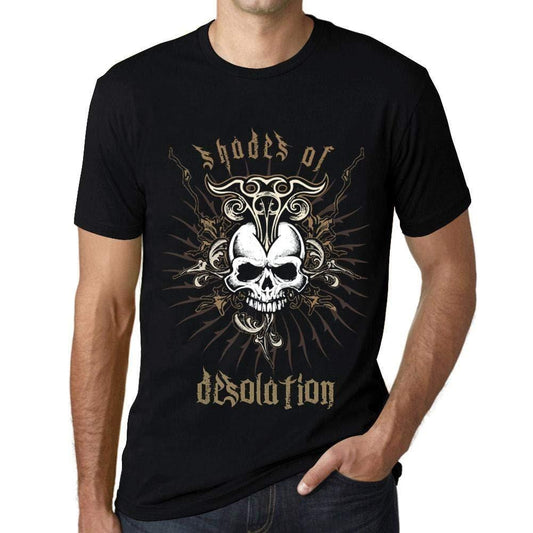 Ultrabasic - Homme T-Shirt Graphique Shades of Desolation Noir Profond