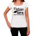 Femme Tee Vintage T Shirt Vintage Aged to Perfection 1974