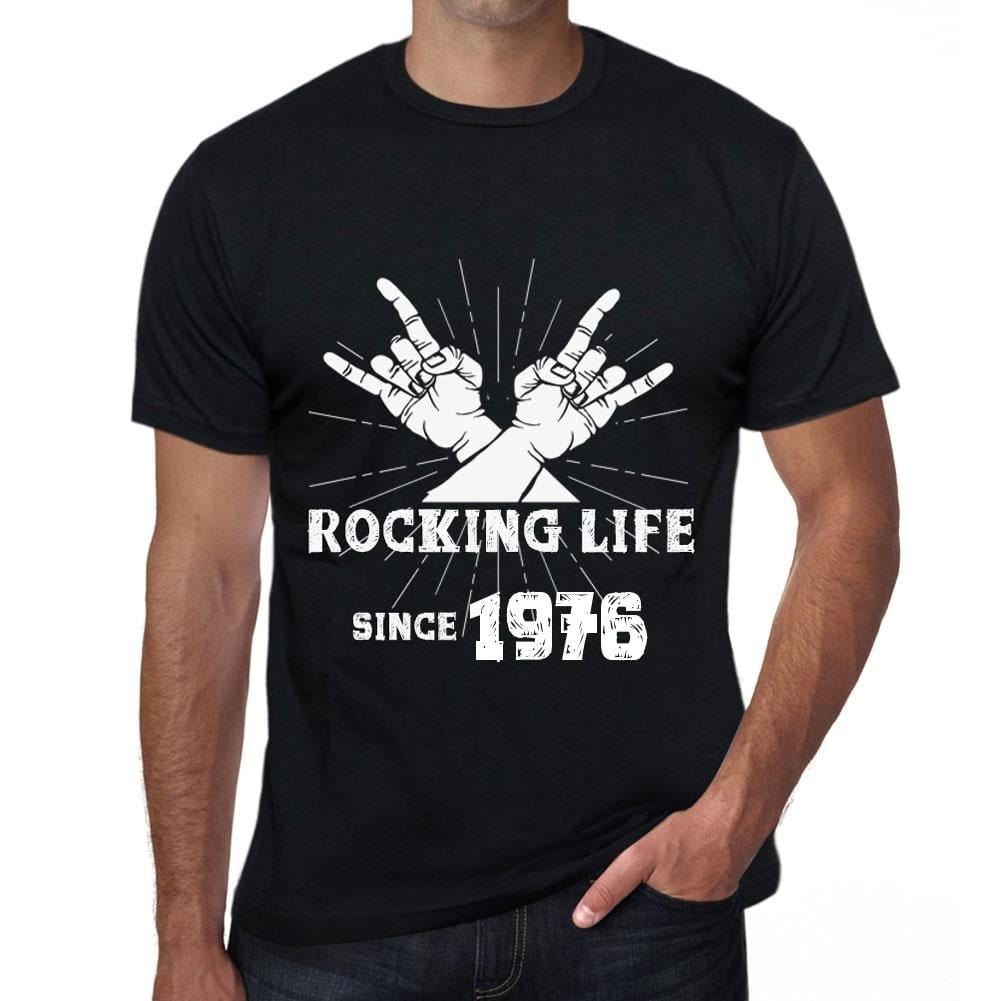 Homme Tee Vintage T Shirt Rocking Life Since 1976