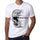 Homme T-Shirt Graphique Imprimé Vintage Tee Anxiety Skull Brutal Blanc