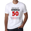 Ultrabasic® Homme T-Shirt Graphique Ich Bin EIN Knackiger 50er Anniversaire Décontractée Marrant Tee